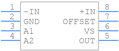 LMP8601QMA - Texas Instruments - PCB symbol