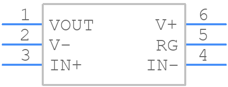 LMP8645MK - Texas Instruments - PCB symbol