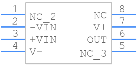 LMV2011MA - Texas Instruments - PCB symbol