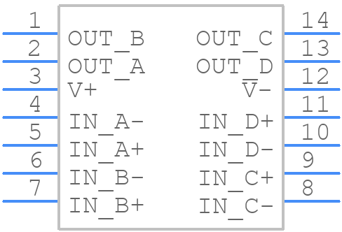 LMV339MT - Texas Instruments - PCB symbol