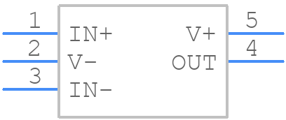 LMV831MG - Texas Instruments - PCB symbol