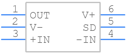 LMV951MK - Texas Instruments - PCB symbol