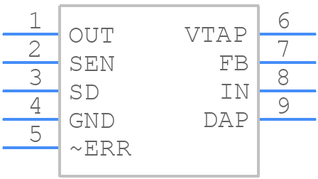 LP2951ACSD-3.3 - Texas Instruments - PCB symbol