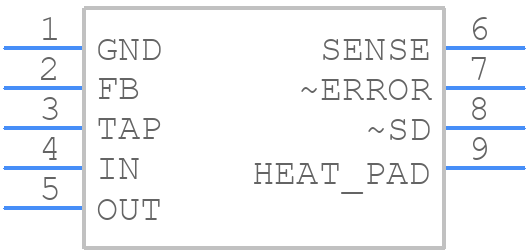 LP2986AILD-3.3 - Texas Instruments - PCB symbol