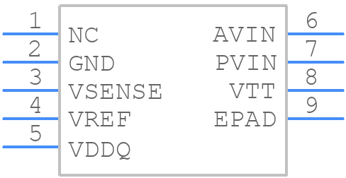 LP2995MR - Texas Instruments - PCB symbol