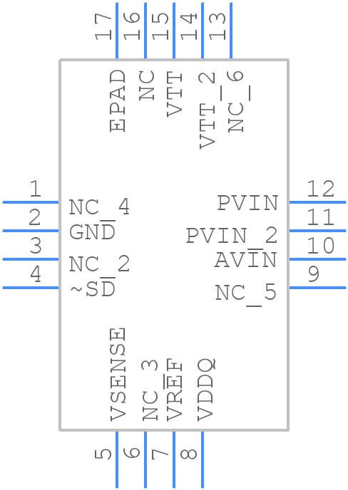 LP2996LQ - Texas Instruments - PCB symbol