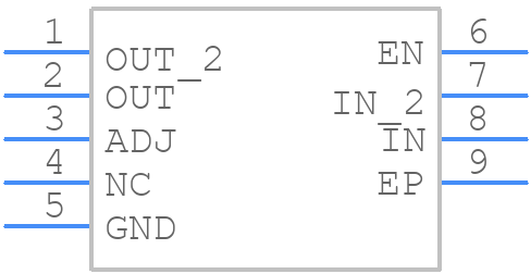 LP38512MR-ADJ - Texas Instruments - PCB symbol