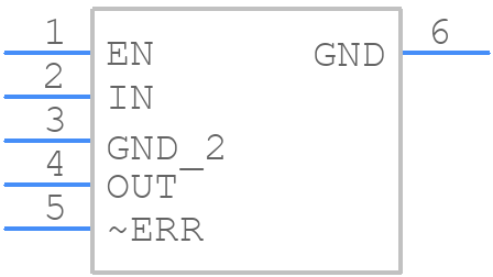 LP38512TS-1.8 - Texas Instruments - PCB symbol