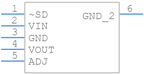 LP3856ES-ADJ - Texas Instruments - PCB symbol
