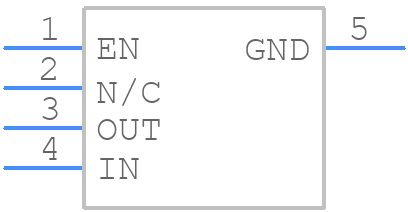 LP38692MP-3.3 - Texas Instruments - PCB symbol