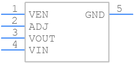 LP38693MP-ADJ - Texas Instruments - PCB symbol