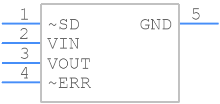 LP3871EMP-3.3 - Texas Instruments - PCB symbol