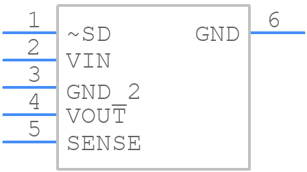 LP3875ES-2.5 - Texas Instruments - PCB symbol