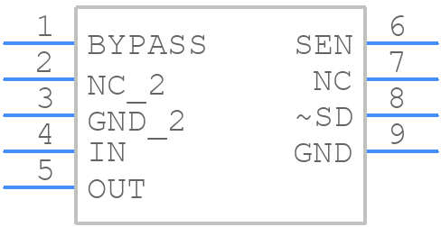 LP3879MR-1.2 - Texas Instruments - PCB symbol