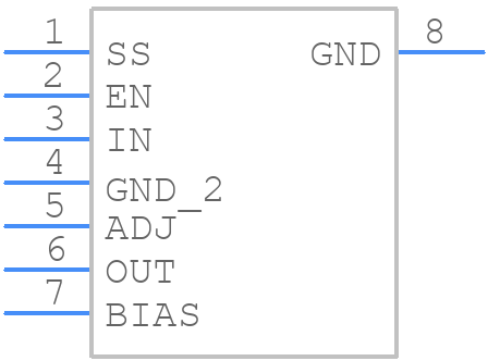 LP38853S-ADJ - Texas Instruments - PCB symbol