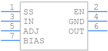 LP38853T-ADJ - Texas Instruments - PCB symbol