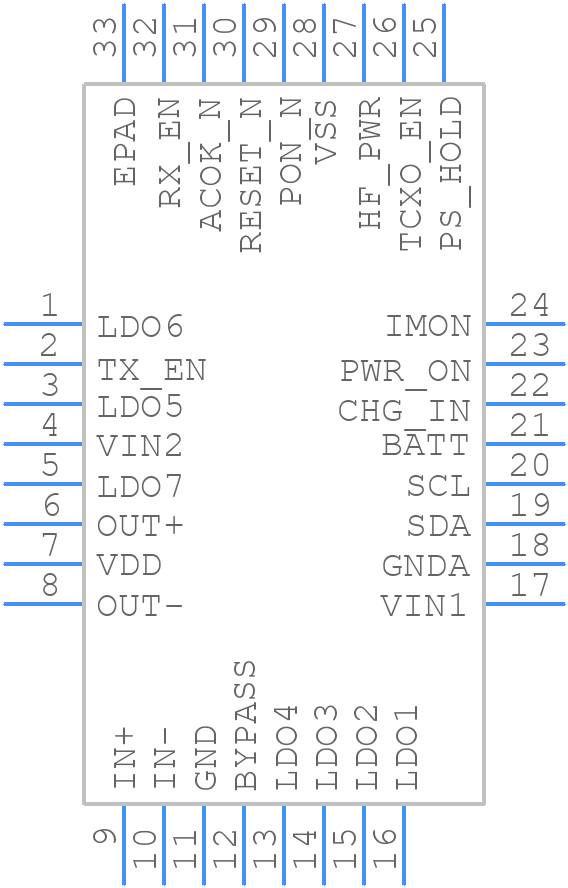 LP3921SQ - Texas Instruments - PCB symbol