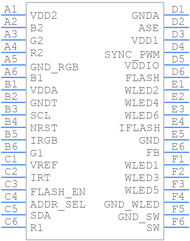 LP39542RL - Texas Instruments - PCB symbol