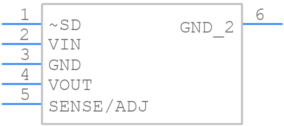 LP3964ES-3.3 - Texas Instruments - PCB symbol