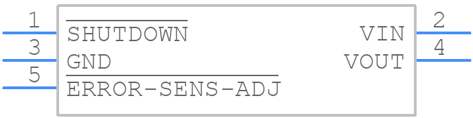 LP3964ET-ADJ - Texas Instruments - PCB symbol