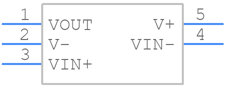 LPV7215MG - Texas Instruments - PCB symbol