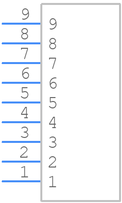 SSQ-109-03-T-S-RA - SAMTEC - PCB symbol