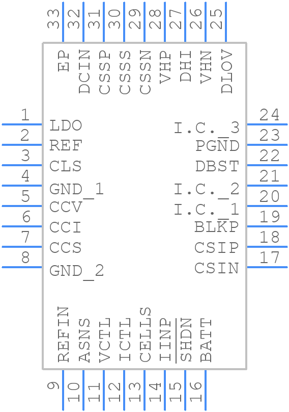 MAX1870AETJ+T - Analog Devices - PCB symbol