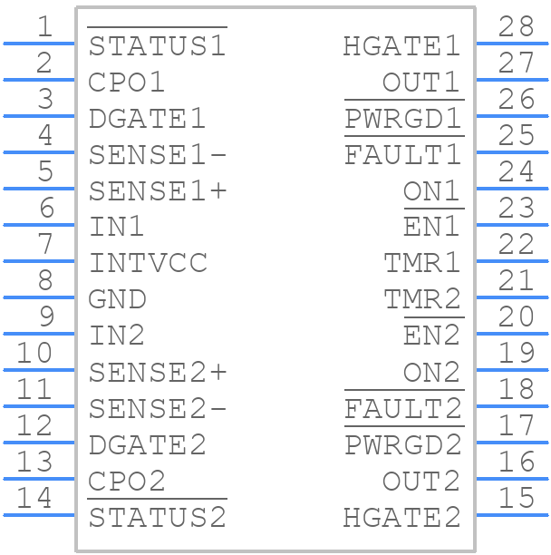 LTC4228IGN-2#PBF - Analog Devices - PCB symbol