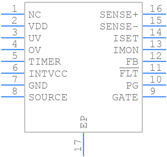 LTC4218IDHC-12#PBF - Analog Devices - PCB symbol