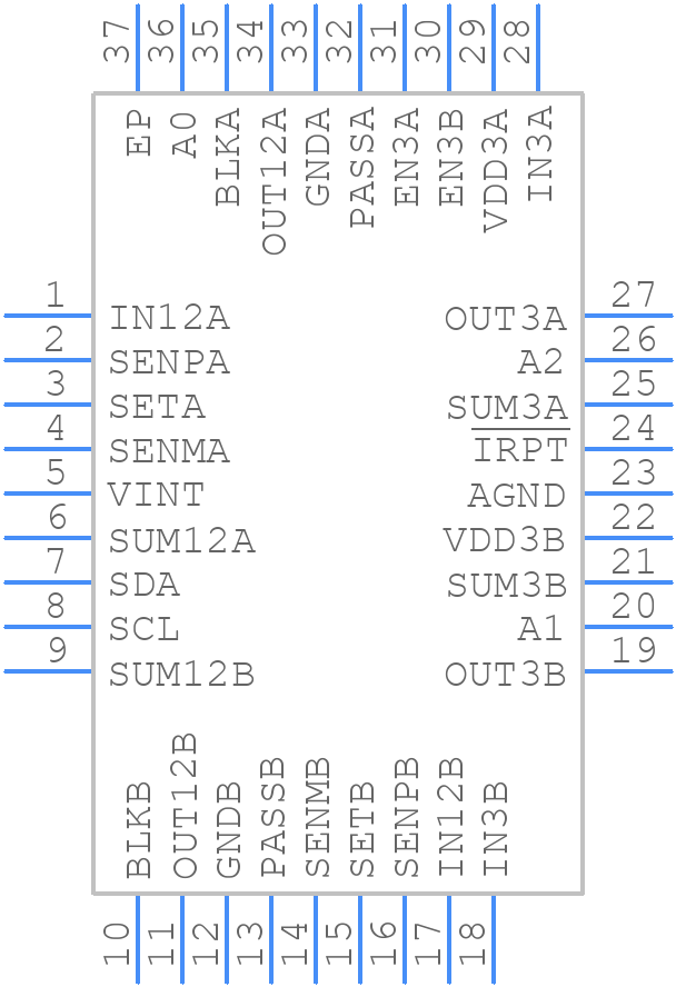TPS2359RHHT - Texas Instruments - PCB symbol