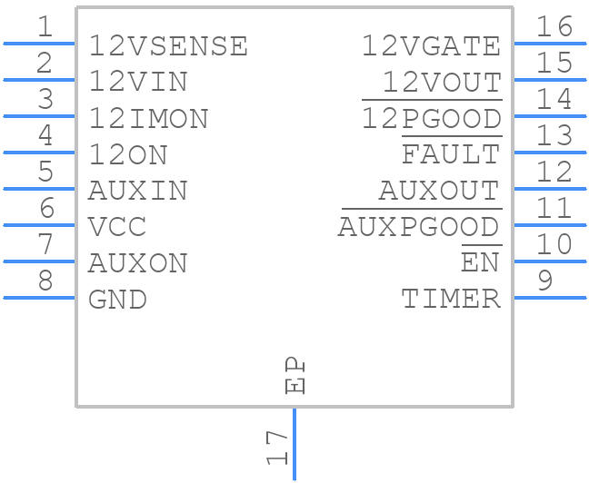 LTC4223CDHD-1#PBF - Analog Devices - PCB symbol