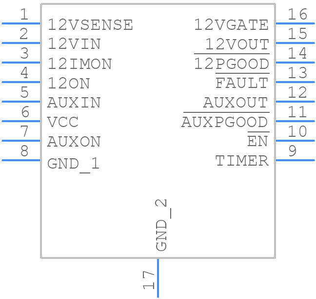 LTC4223IDHD-2#PBF - Analog Devices - PCB symbol
