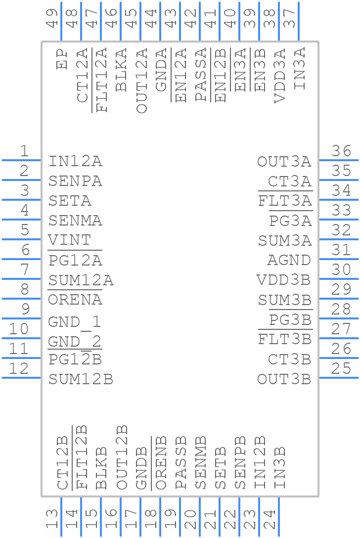 TPS2358RGZT - Texas Instruments - PCB symbol