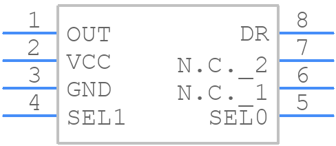 DS1091LUA-033/V+ - Analog Devices - PCB symbol