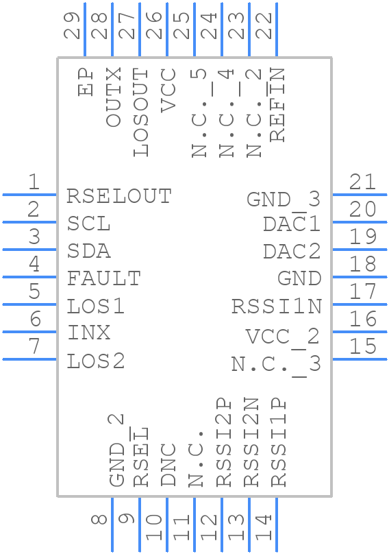 DS1877T+ - Analog Devices - PCB symbol