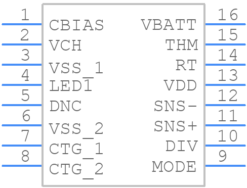 DS2715BZ+ - Analog Devices - PCB symbol