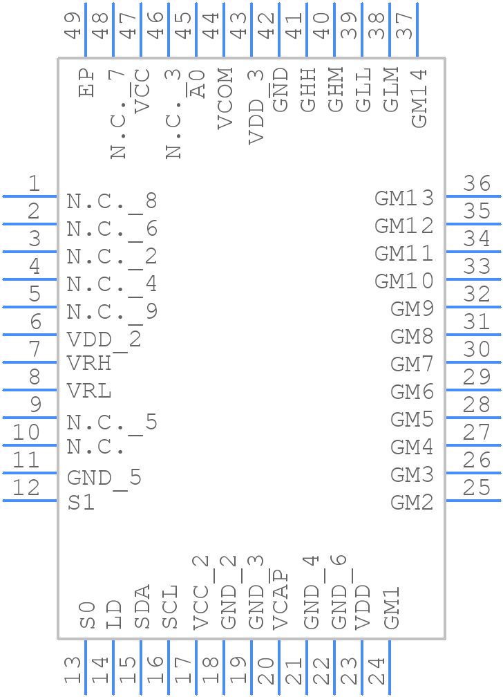 DS3514T+T&R - Analog Devices - PCB symbol