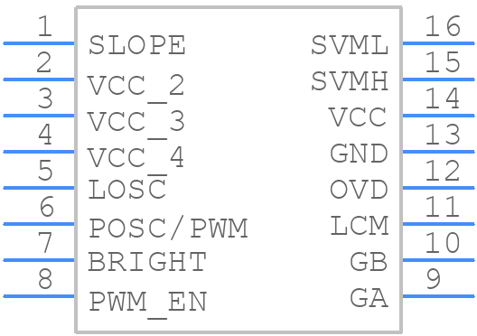 DS3991Z+PP/V - Analog Devices - PCB symbol