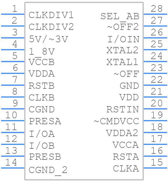 DS8005-RRX+ - Analog Devices - PCB symbol