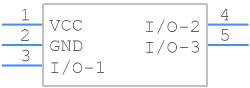MAX14541EAXK+T - Analog Devices - PCB symbol