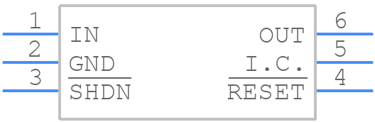 MAX1589AEZT075+T - Analog Devices - PCB symbol