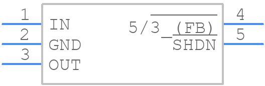 MAX1616EUK+T - Analog Devices - PCB symbol