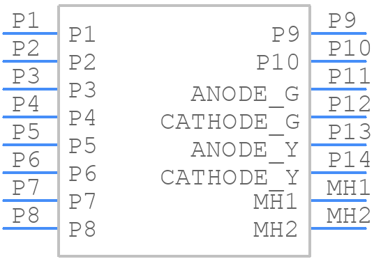 JXD2-9015NL - Yageo Group - PCB symbol
