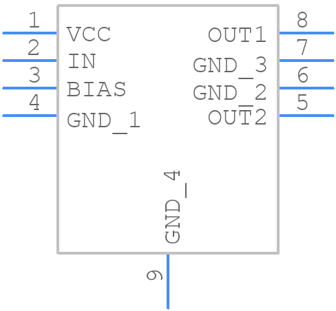 MAX2130EUA+T - Analog Devices - PCB symbol