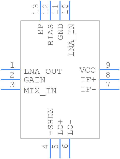 MAX2388EGC+ - Analog Devices - PCB symbol