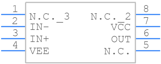 MAX4281ESA+ - Analog Devices - PCB symbol