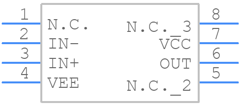 MAX4281ESA+T - Analog Devices - PCB symbol