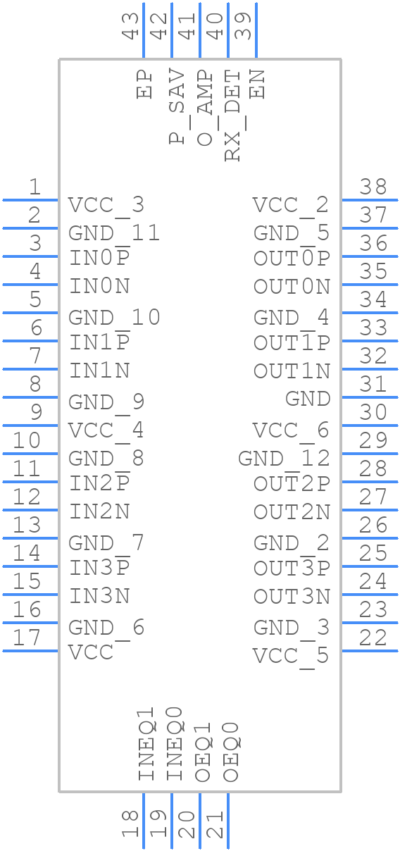 MAX4950CTO+T - Analog Devices - PCB symbol