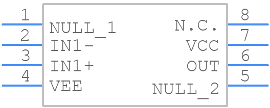 MAX495CSA+ - Analog Devices - PCB symbol