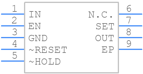MAX5024TASA+ - Analog Devices - PCB symbol